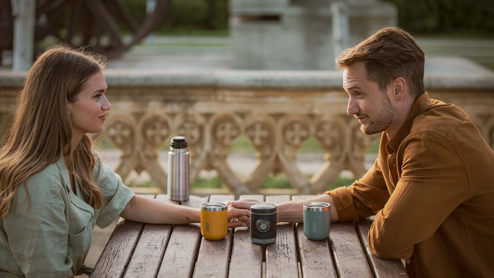 On the terrace